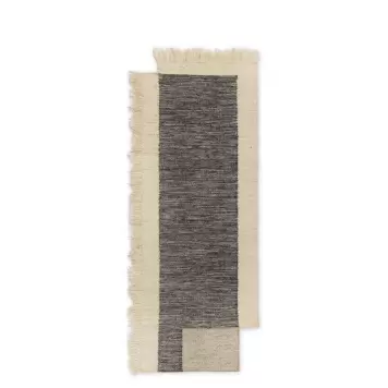 Ferm Living - Gulvløber Counter, Charcoal/Offwhite 80*200 Ferm Living - Gulvløber Counter, Charcoal/Offwhite 80*200