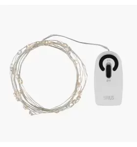 Sirius - Indendørs lyskæde Maggie 40 LED, Sølv/Klar