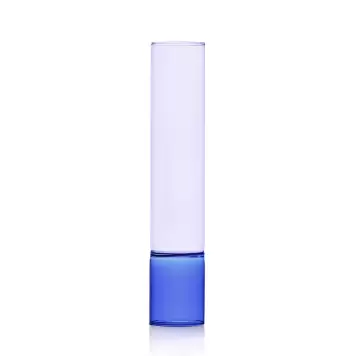 Ichendorf Milano - Bamboo Groove Vase, Blue/Violet Ø:7*35 Ichendorf Milano - Bamboo Groove Vase, Blue/Violet Ø:7*35