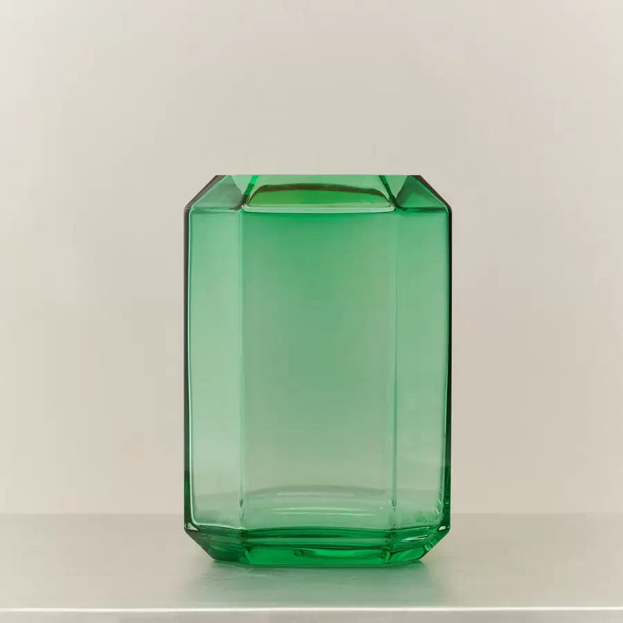 Louise Roe - Glas Jewel Vase Giant, Green
