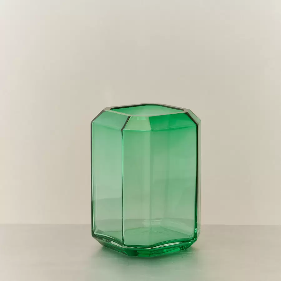 Louise Roe - Glas Jewel Vase Giant, Green