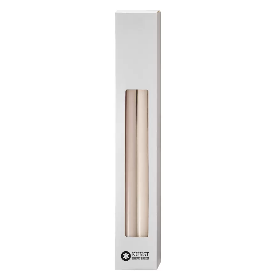 KunstIndustrien - 12 farvede kertelys, H:28 - fl. farver