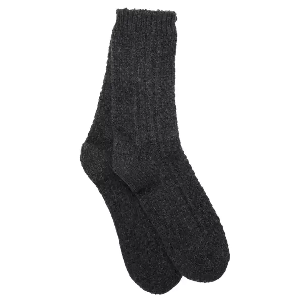 moshi moshi mind - Winter Socks, Charcoal Melange