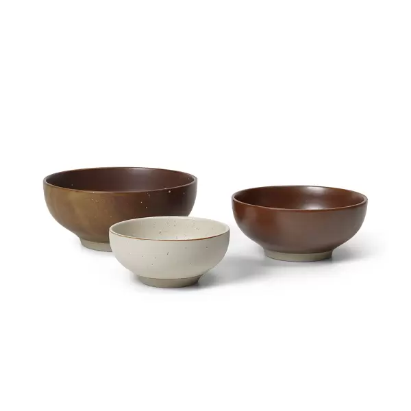 ferm LIVING - 3 Midi Bowls, Multi 