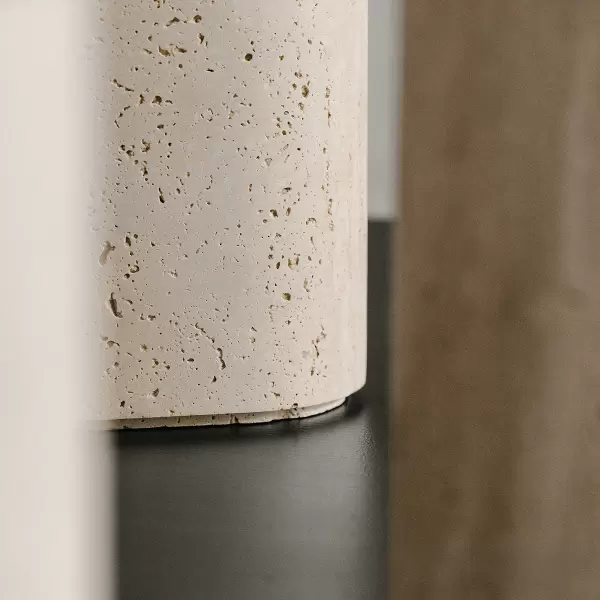 Wabi Sabi - Vase Siv Travertin, 15*30 - Hent selv