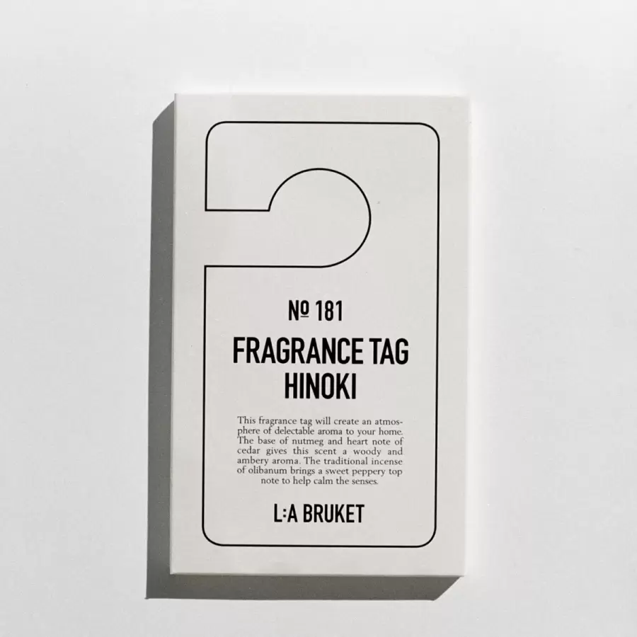 L:A Bruket - Fragrance Tag #181, Hinoki