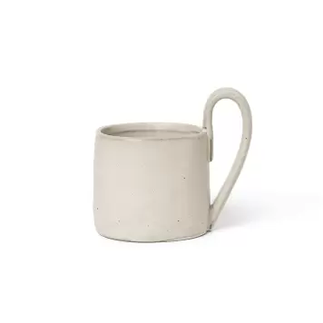 Ferm Living - Flow krus, Off-white Speckle