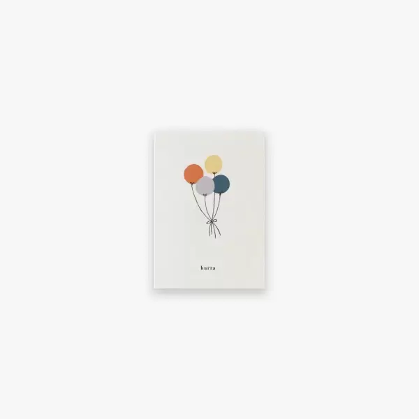 KARTOTEK - Kort Balloner, Hurra A7