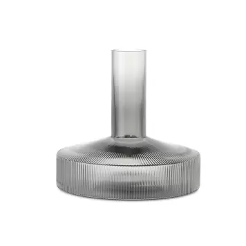 Ferm Living - Vinkaraffel Ripple, Smoke