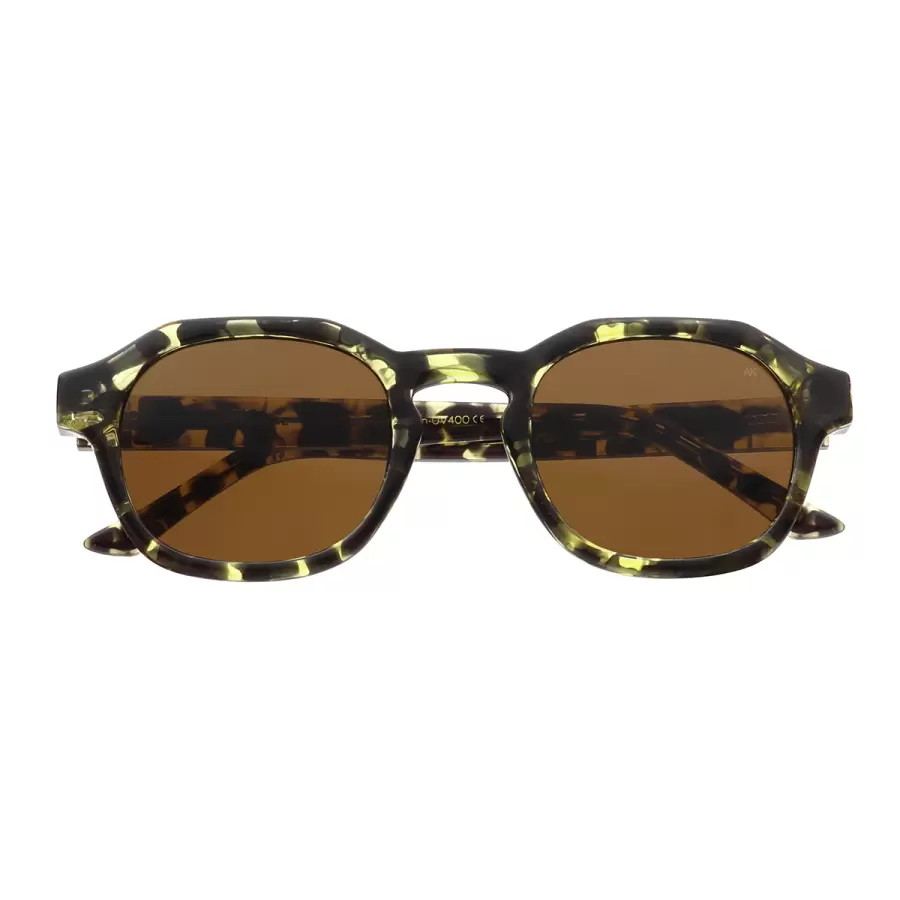 A.Kjærbede - Solbrille Zan, Black/Yellow Transparent