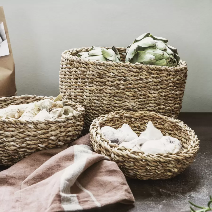 Nicolas Vahé - 2 Brødkurve i søgræs, Bread Natur