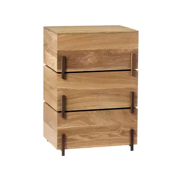 Kristina Dam - Stack Storage Boxes Natur, Olieret eg/Valnød - Hent selv