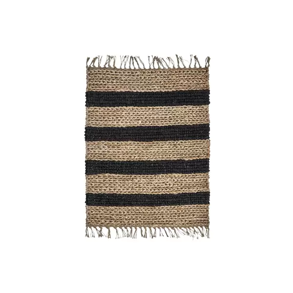 House Doctor - Jute-måtte Rimi, Natur/Sort 60*90 House Doctor - Jute-måtte Rimi, Natur/Sort 60*90