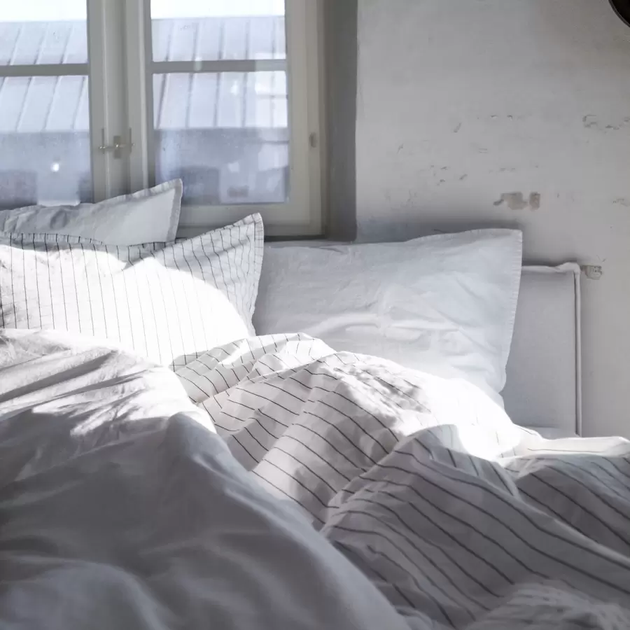 By Nord - Hovedpudebetræk Ingrid, Snow 80*80