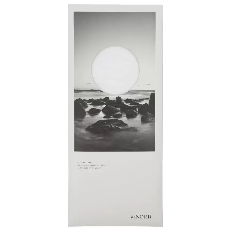 By Nord - Hovedpudebetræk Ingrid, Snow 80*80