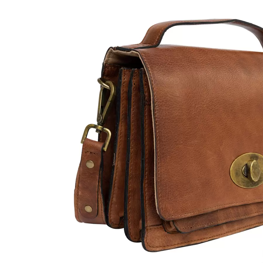 REDESIGNED - Alba Big Crossbody, Walnut