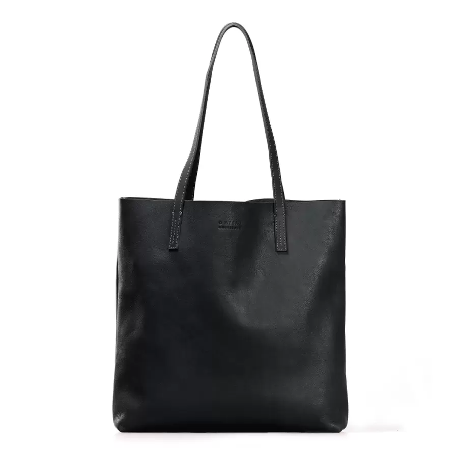 O My Bag - Georgia Soft Grain Leather; Sort