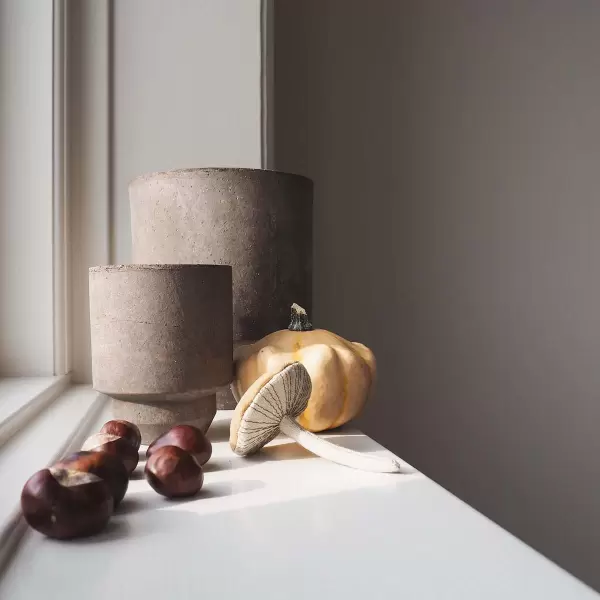 Bergs Potter - Ø:18 Urtepotte, rå The Hoff, Grå - Hent selv Bergs Potter - Ø:18 Urtepotte, rå The Hoff, Grå - Hent selv