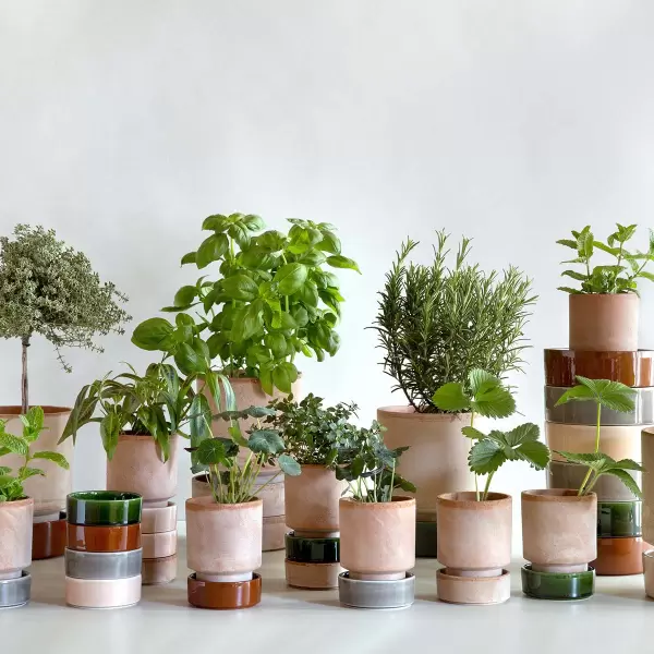 Bergs Potter -  Ø:18 Krukke Uglaseret The Hoff, Rosa  - Hent selv