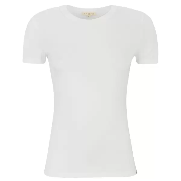 esmé studios - Penelope Slim Fit T-shirt, Hvid