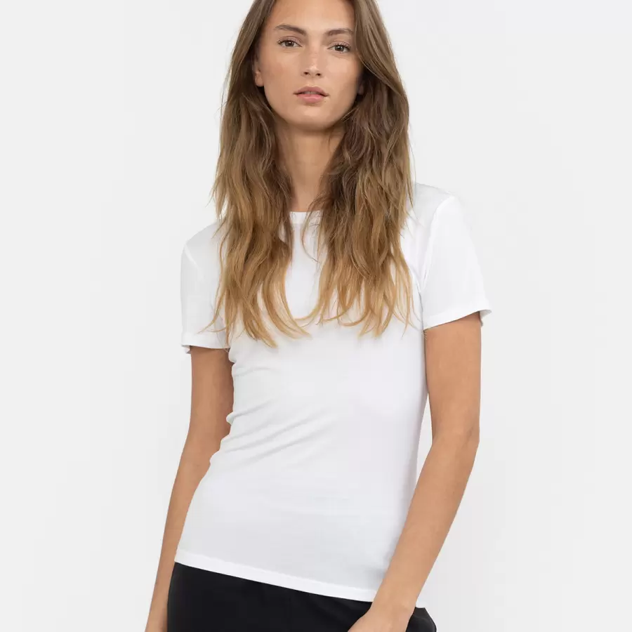 esmé studios - Penelope Slim Fit T-shirt, Hvid