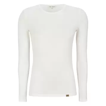 esmé studios - Penelope LS O-neck Slim T-shirt, Hvid esmé studios - Penelope LS O-neck Slim T-shirt, Hvid