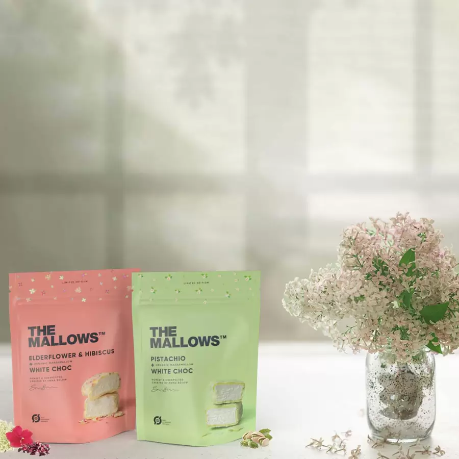 THE MALLOWS - Øko Skumfiduser, Pistacie