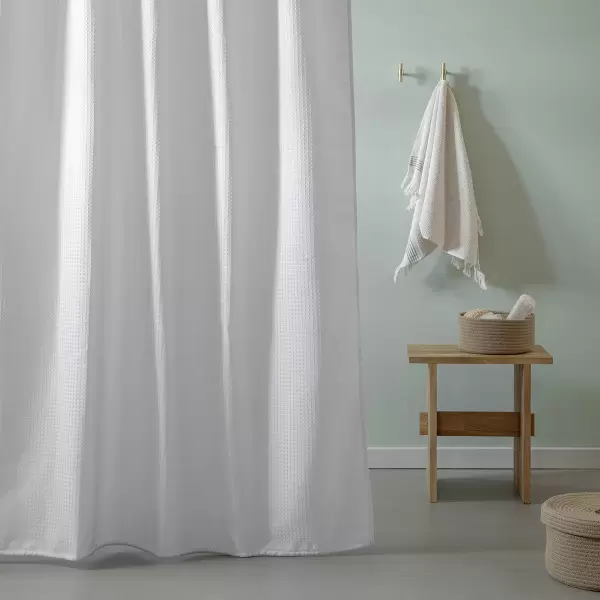 MOUD - Langt Badeforhæng Waffle 180*220
