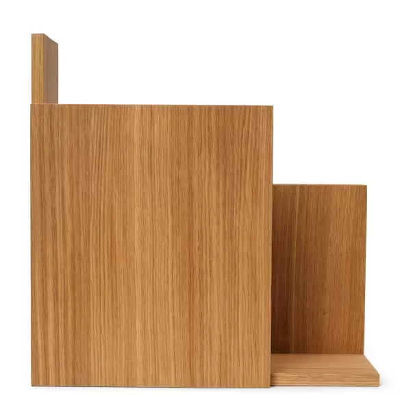 ferm LIVING - Stagger Shelf Square, Olieret Eg