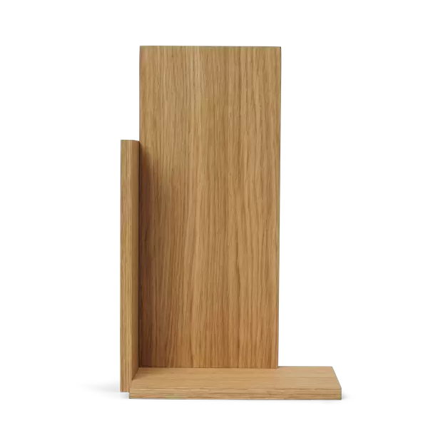 ferm LIVING - Stagger Shelf Tall, Olieret Eg