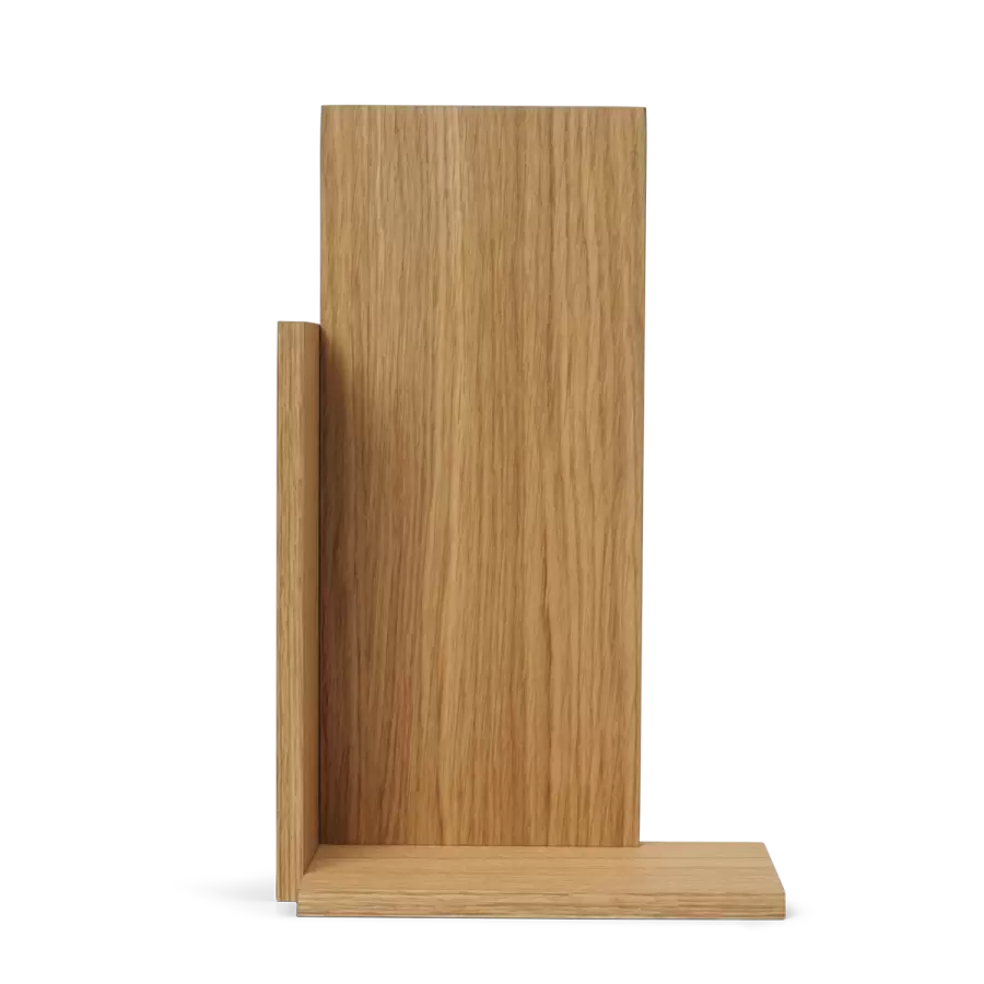 ferm LIVING - Stagger Shelf Tall, Olieret Eg