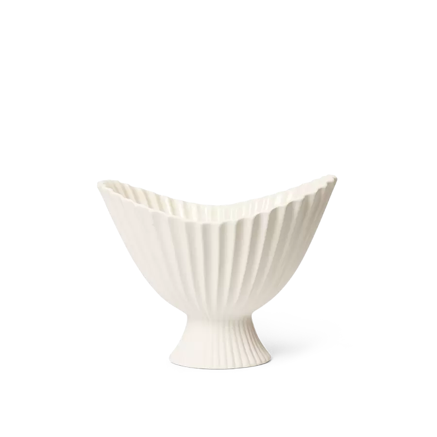 ferm LIVING - Fountain Bowl Offwhite, Large 19*28