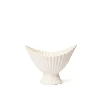 Ferm Living - Fountain Bowl Offwhite, Small 13*19 Ferm Living - Fountain Bowl Offwhite, Small 13*19