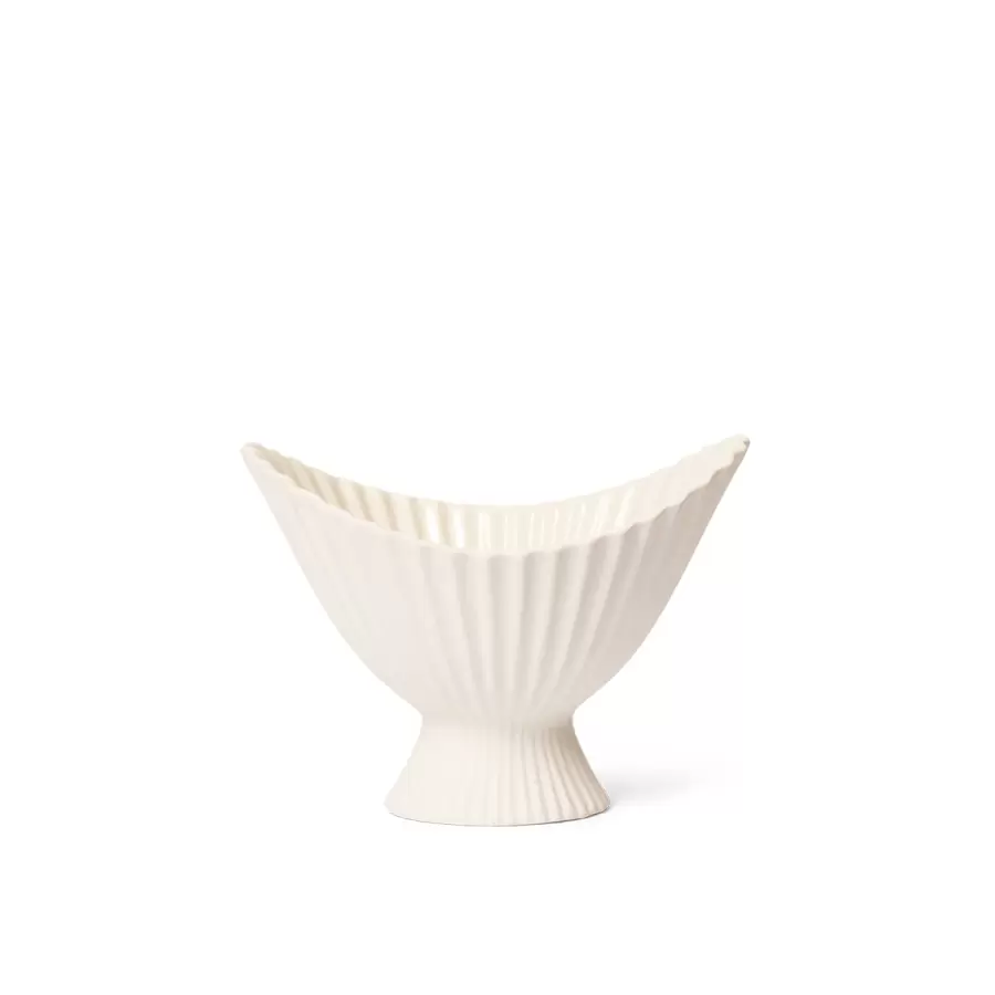 ferm LIVING - Fountain Bowl Offwhite, Small 13*19