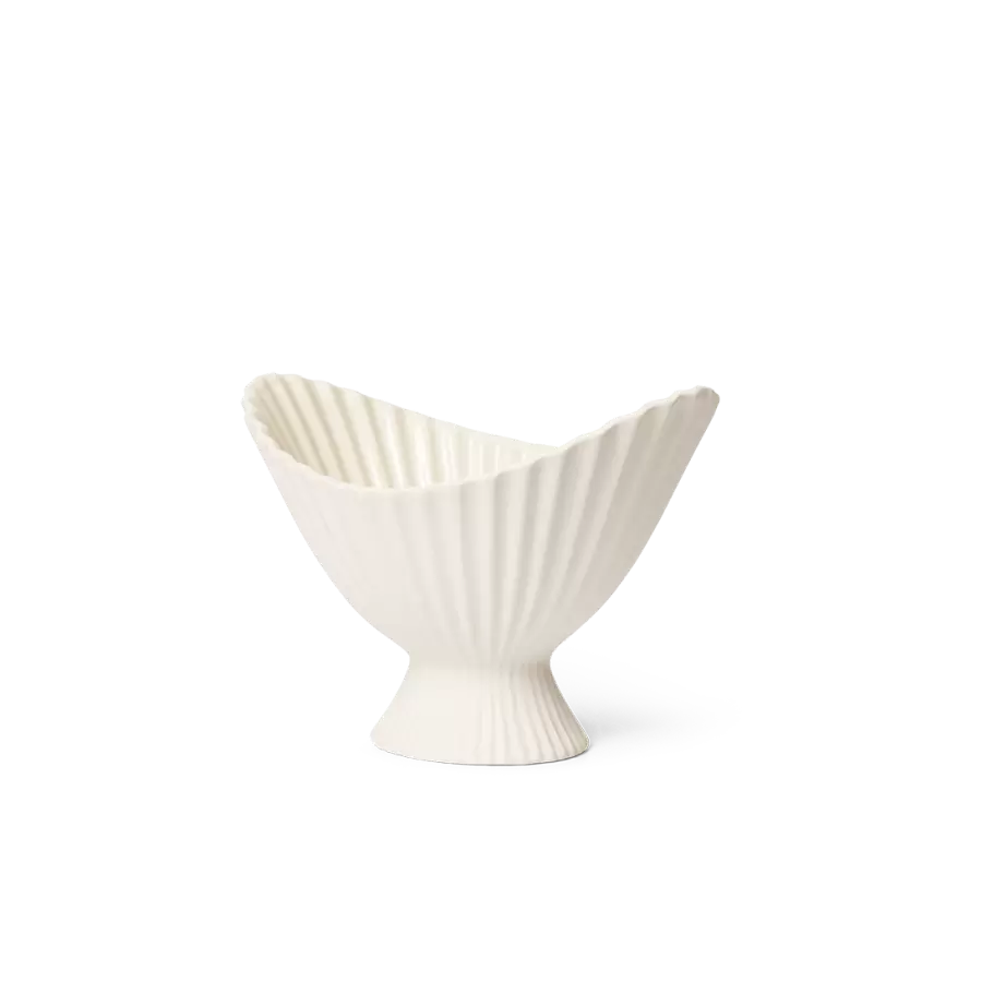 ferm LIVING - Fountain Bowl Offwhite, Small 13*19