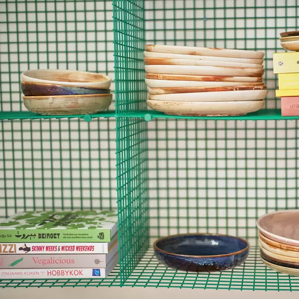 HK living - Chef Ceramics Sidetallerken, Rustic Blue Ø:20