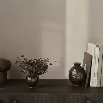 Ferm Living - Vase Doro, Coffee Ø:12*16
