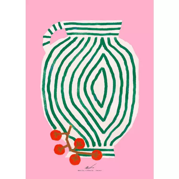 The Poster Club - Matias Larrain Vase and Currants 30*40