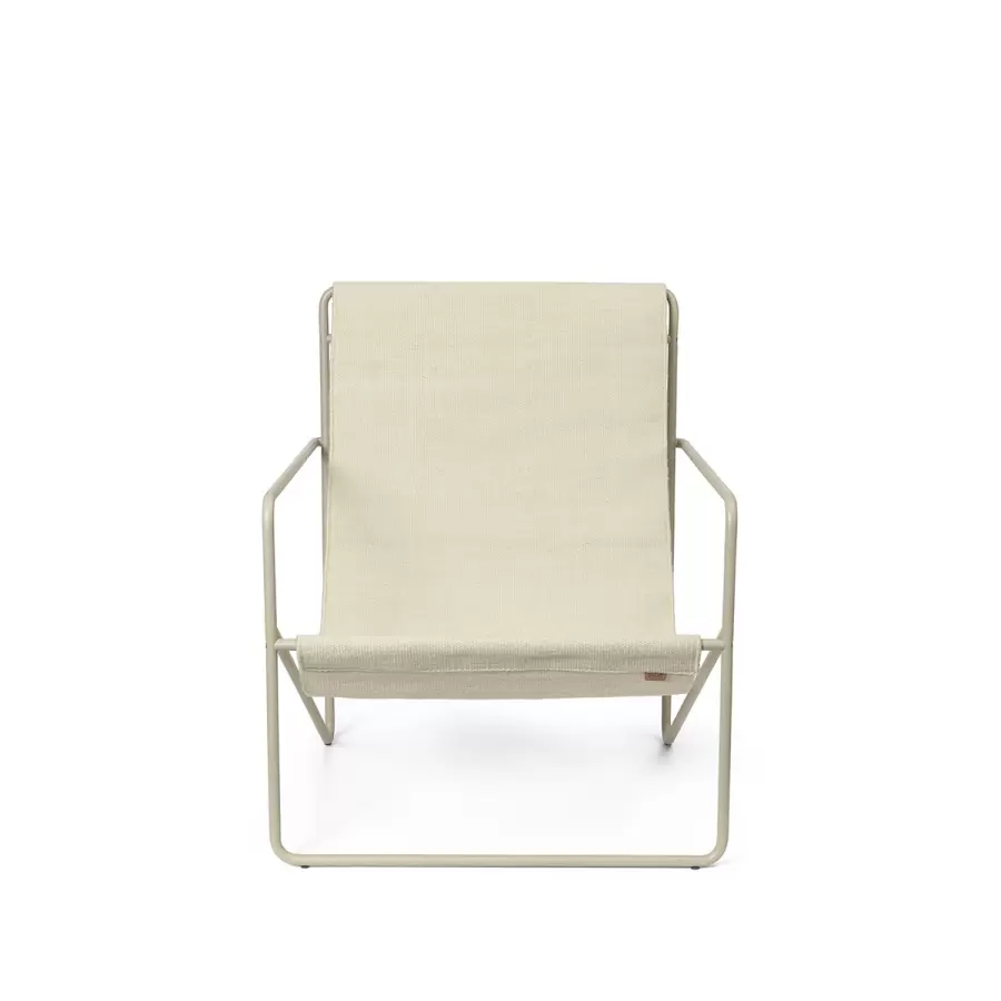 ferm LIVING - Desert Lounge Chair, Cashmere/Cloud - Hent selv