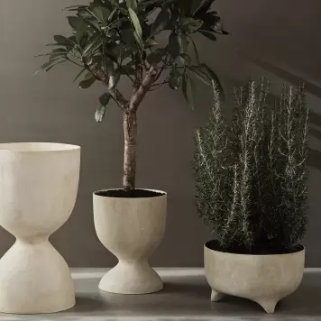 Ferm Living - Krukke Evoke Warm Sand, Ø:44*26 - Hent selv