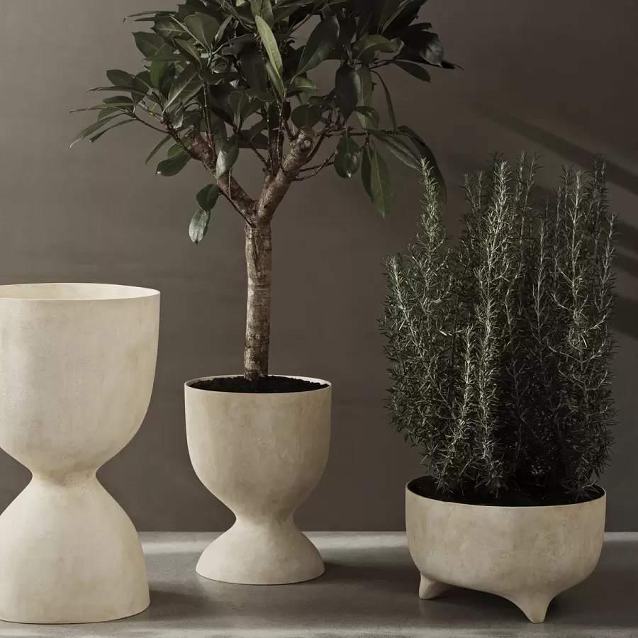 ferm LIVING - Krukke Evoke Warm Sand, Ø:44*26 - Hent selv