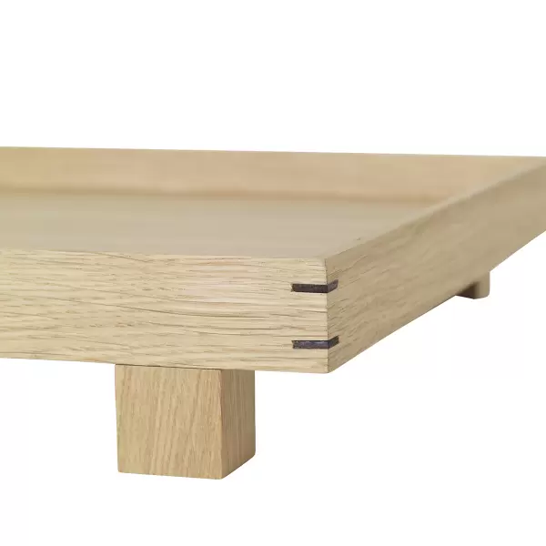 ferm LIVING - Bon Wooden Tray, Small Natur