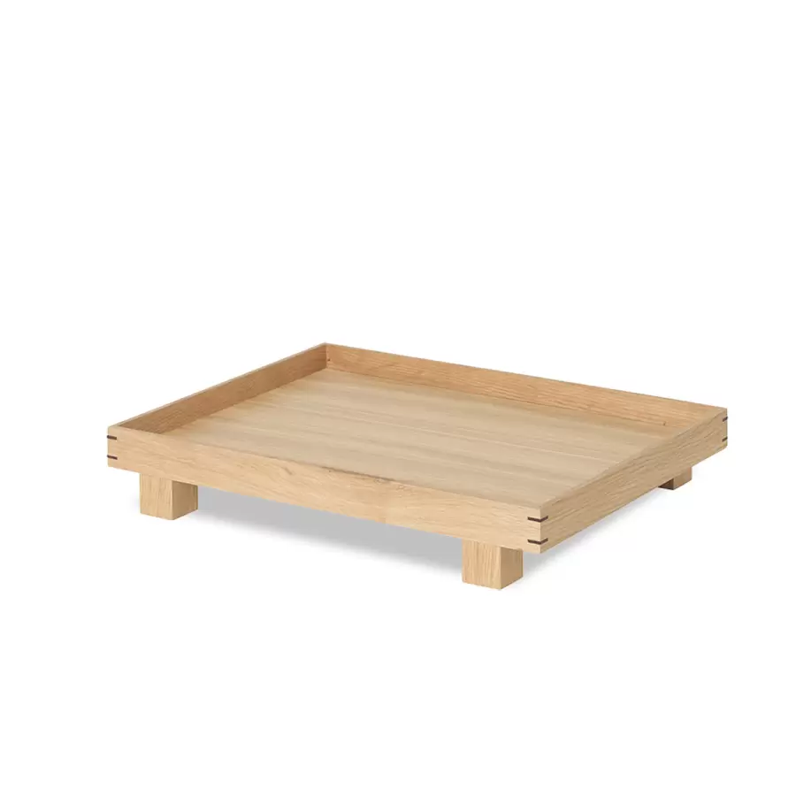 ferm LIVING - Bon Wooden Tray, Small Natur