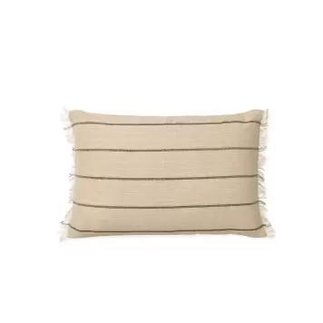 Ferm Living - Pude Calm, Camel/Black 40*60 Ferm Living - Pude Calm, Camel/Black 40*60