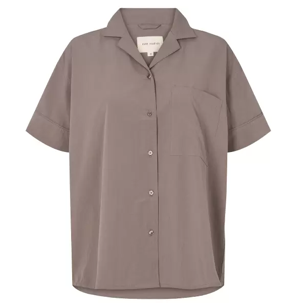 esmé studios - Ruby Resort Shirt, Charcoal Gray