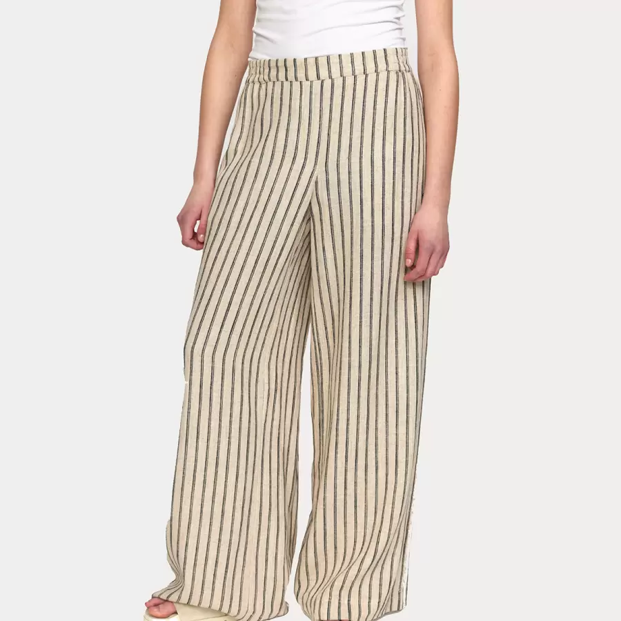 esmé studios - Kasia Pants, Pure Cashmere Pinstripe