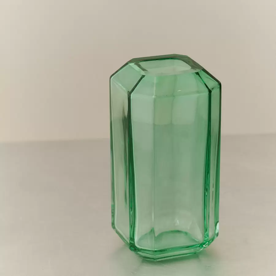 Louise Roe - Glas Jewel Vase Small, Green 
