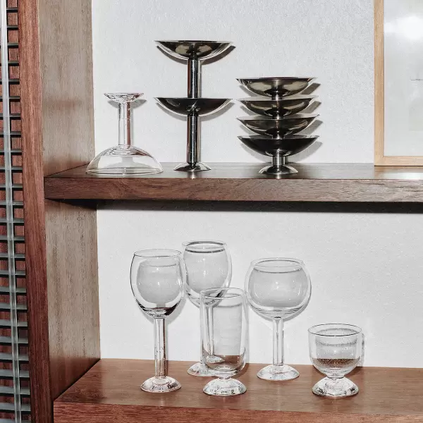 Louise Roe - Metal Champagneskål/lysestage, Low Louise Roe - Metal Champagneskål/lysestage, Low