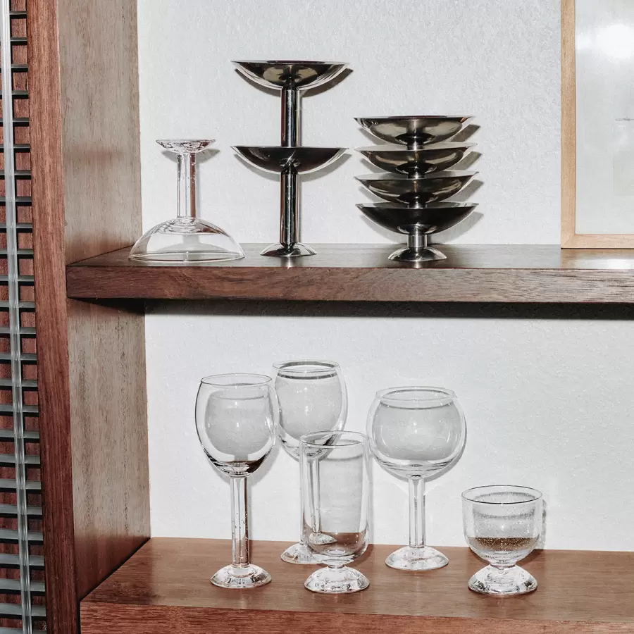 Louise Roe - Metal Champagneskål/lysestage, Low