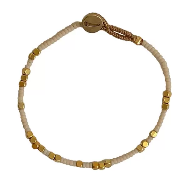 IBU Jewels - Armbånd Lulu Carry, Antique Beige
